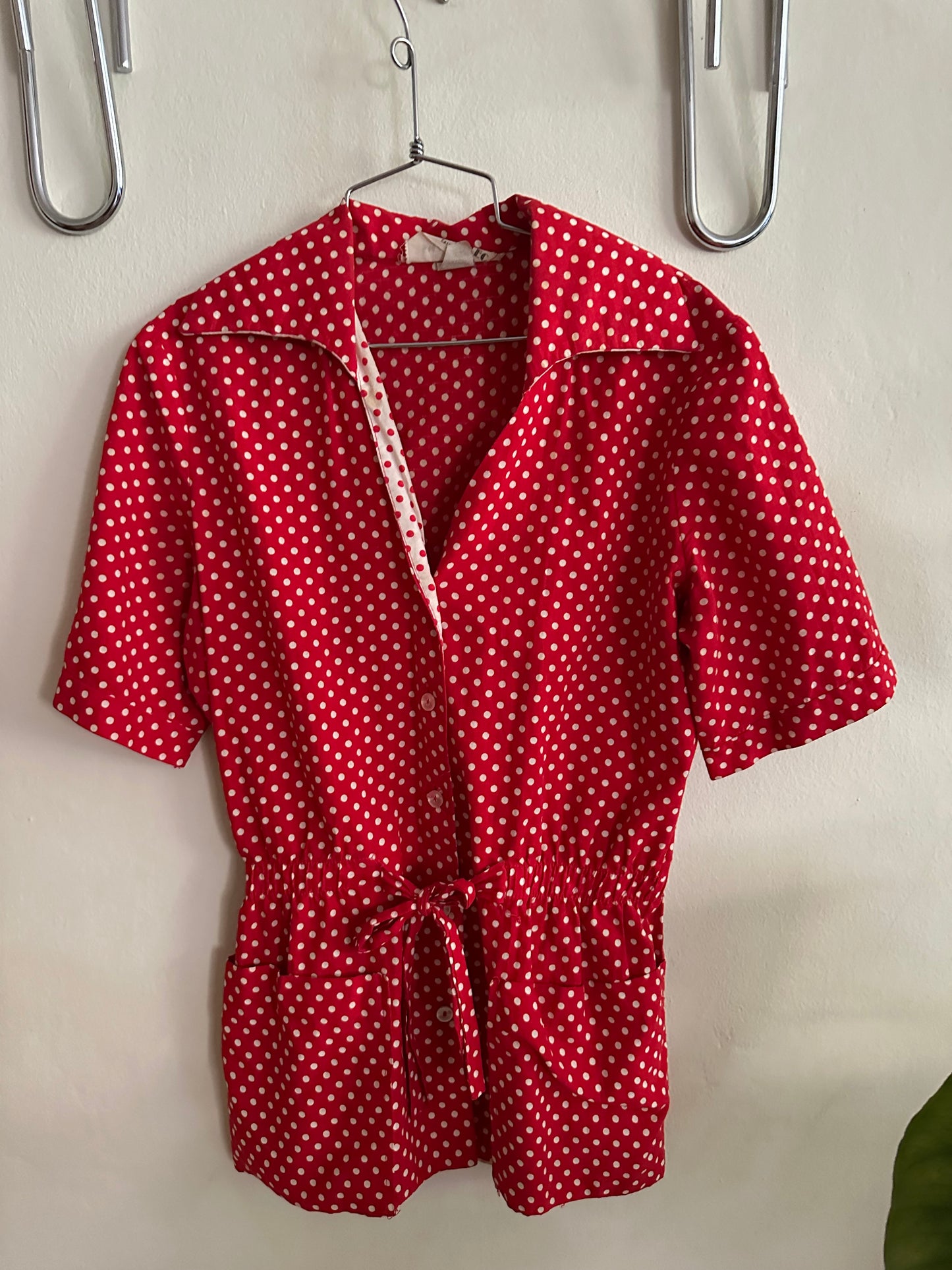 50s Red Polka Dot Shirt