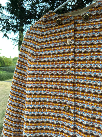 70s Orange Cape