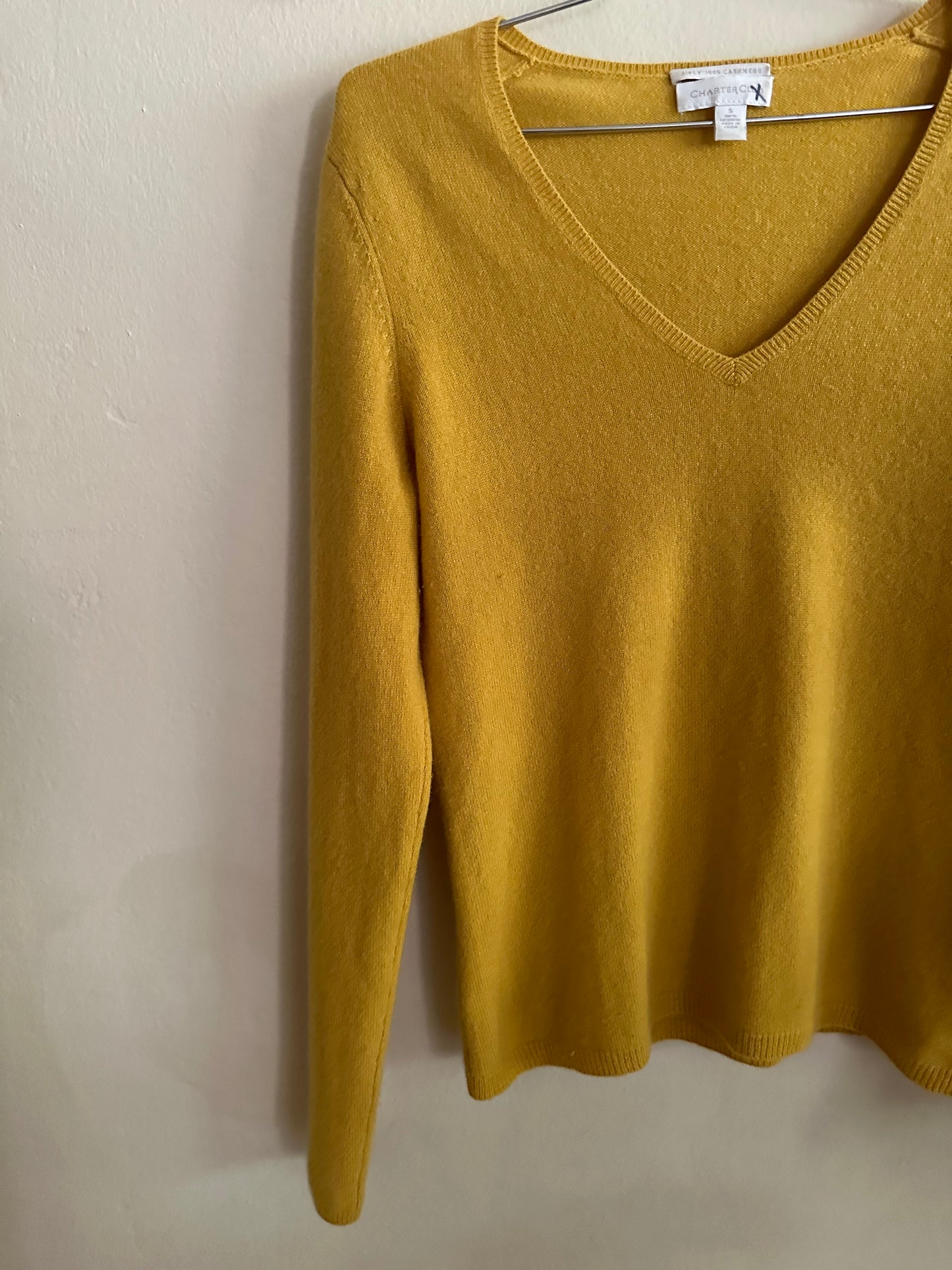 Yellow Cashmere Sweater