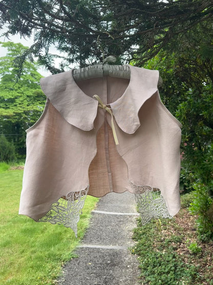 Upcycled Table Cloth Shirt
